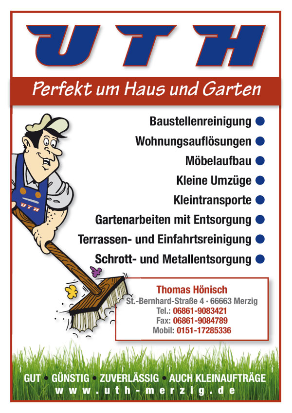 Uth Merzig Entrumpelungen Raumungen Haushaltsauflosungen Firmenauflosungen Messiwohnungen Uth Saarland Aktuelle Flyer